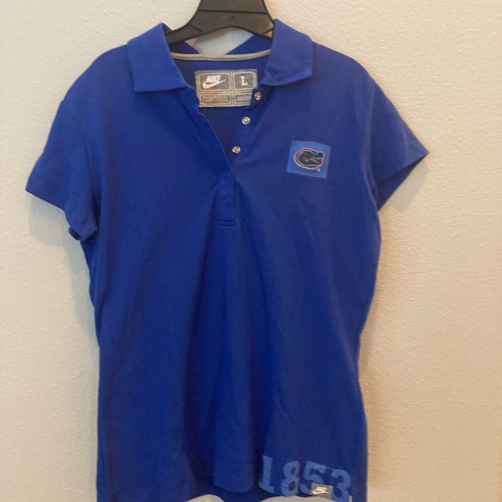 Nike Florida Gator Polo Shirt and Sun visor. NEW